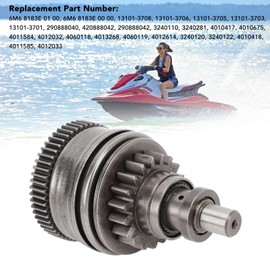 Starter Drive Bendix: Compatible with Yamaha Super Jet 700 Wave Runner Sea Doo 3D DI 951, 19 Tooth High Performance Metal Alloy, Precise Starter Drive Gear