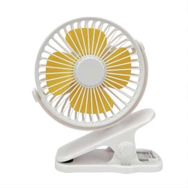 ANYPOWK - Mini ventilador con clip, 4 pulgadas, ventilador de carriola recargable de 2500 mAh, ventilador personal para cama, carriola de bebé, al aire última intervensión, asiento de coche, gimnasio,