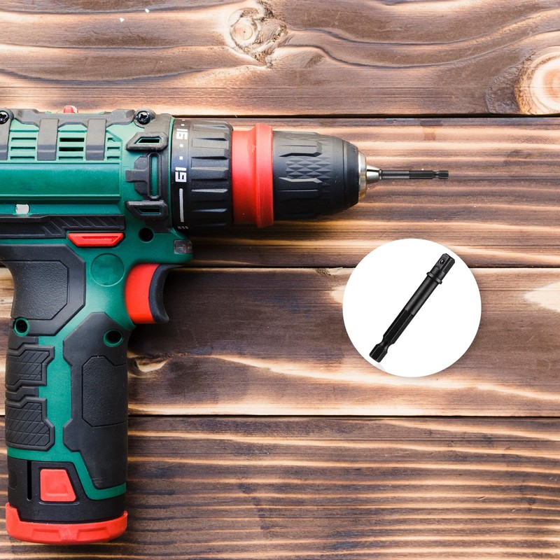 6-Piece Socket Adapter, Socket Adapter Set, 1/4 Inch Hex Adapter,