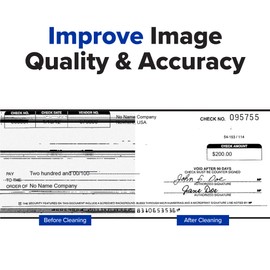 KICTeam - ScannerCare Cleaning Kit for RDM Check Scanner Machines (12 Cards & 12 Wipes) - RDM Tested & Approved