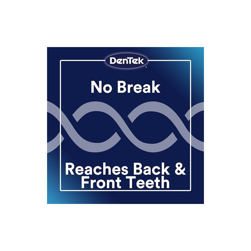 DenTek Complete Clean Floss Picks | 4X Clean: Removes Plaque