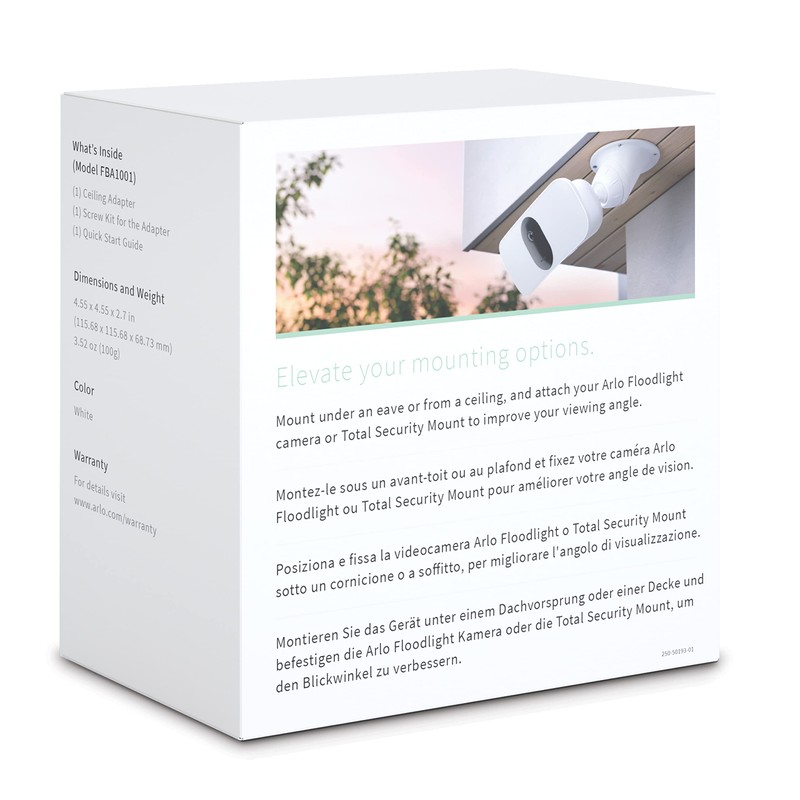 Arlo Certified Accessory | Ceiling Adapter, Designed for Arlo Pro