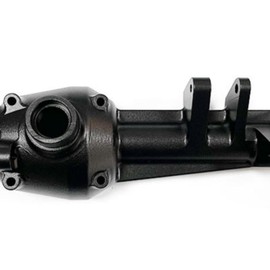 AIXXCUVQ Aluminum Alloy 1/6 Front Axle Housing for SCX6 Crawler 1pcs RC Car Accessories Replacement Parts RC Upgrade Part, Black