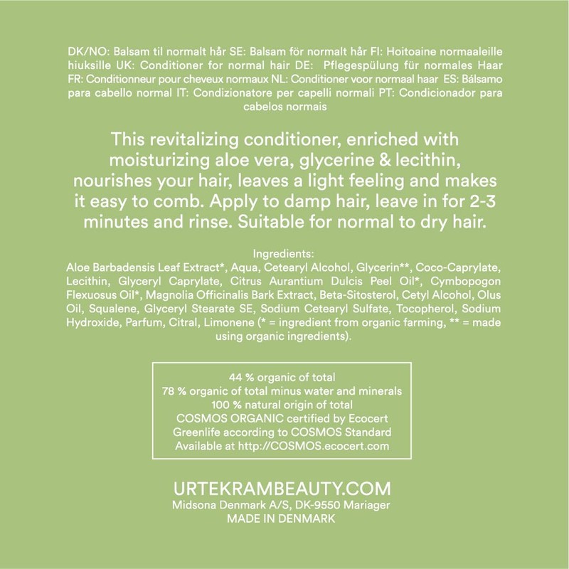Urtekram Aloe Vera Conditioner Regenerating 180 ml