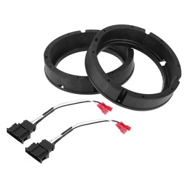 X AUTOHAUX Speaker Spacer Ring Tweeter Speaker Spacer Adapter for Seat Arosa 1997-2004 Waterproof Speaker Subwoofer Mounting Spacer Bracket Ring ABS 2 Set