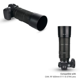 JJC ET-88B Lens Hood Compatible with Canon RF 600 mm F11 is STM Lens RF 135 mm F1.8 L is USM Lens, Reversible Lens Hood - Prevents Reflections - Protects the Lens