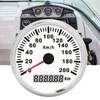 3‑3/8in Speed Gauge GPS 200km/h 12V/24V for Ship Yacht Motorcycle