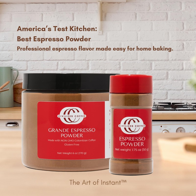 Civilized Coffee Instant Espresso Powder – For Baking, Smoothies &