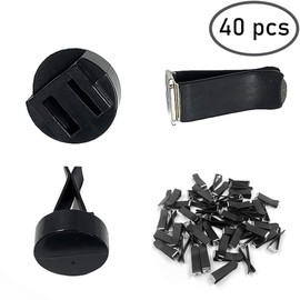 40 Stücke Kopf Auto Vent Clip, Auto Klimaanlage Clips, Auto Lufterfrischer Vent Clip, Conditioner Outlet Clips, Auto Lüftungsschlitz Clips für Auto Vent Dekoration, Büro, Zuhause