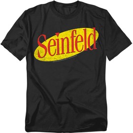 Popfunk Classic Seinfeld Logo Unisex Adult T Shirt, Medium