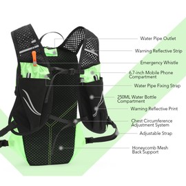 5L Hydration Vest Backpack Lightweight Breathable Running Backpack