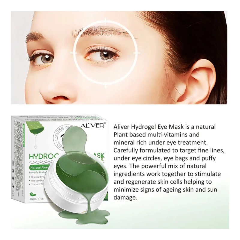 🔥 Parches para ojos bolsas ojeras hidrata humecta antiarrugas tipo
