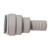 15mm Push Fit Pipe to 1/2" Hose Tail Barb Adapter