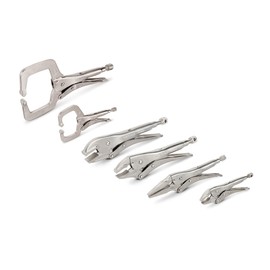 TEKTON Locking Pliers and C-Clamp Set (6-Piece) | PLK99905