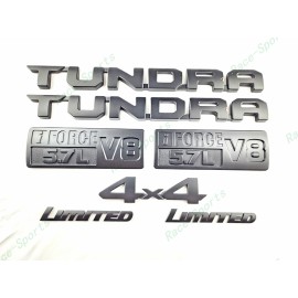 Toyota Matte Black Door Tundra Limited 5.7L I Force V8 Rear 4X4 EMBLEM Tundra 2014-2021