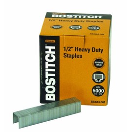 Bostitch Office SB351/2-5M Heavy Duty Premium Staples, 55-85 Sheets, 0.5-Inch Leg, 5,000 Per Box (Packaging may vary)