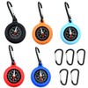GDFHBD 5 Pieces Compass And 5 Pieces Replacement Carabiner, Compass,