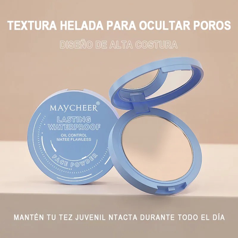 Base Maquillaje Polvo Compact Fijador Mate