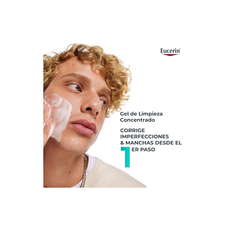Eucerin DermoPure Gel limpiador facial concentrado (150 ml) con ácido