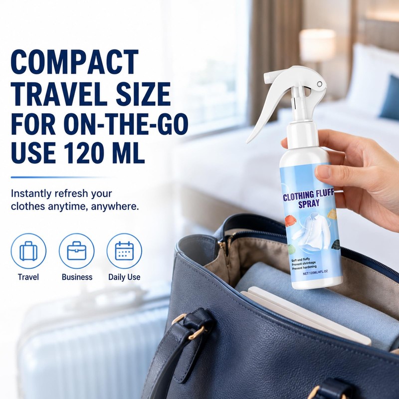 2026 New Instant Wrinkle Releaser Spray, All In One Wrinkle
