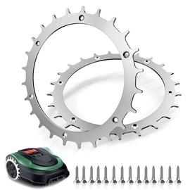 Stainless Steel Spikes for Bosch Indego XS 300 400 S500 S + 500 M700 Traction Improvement for Robotic Lawnmowers, Elaborately Deburred 14 x Stainless Steel Screws Spikes for Accessories Off-Wheel