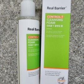 Real Barrier Control T Cleansing Foam 200ml Clean Cleansing Rich Moisturizing Bubble Foam / 리얼베리어 컨트롤 T 클렌징 폼 200ml 깔끔한클렌징 풍부한보습감 버블폼