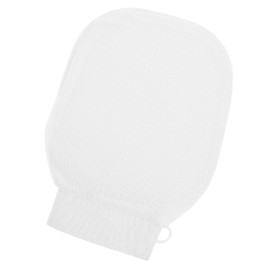 FOMIYES 4pcs Body Scrub Glove Exfoliating Mitt Shower Mitt Gentle Faux Fiber Material