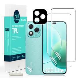 Ibywind For Honor 400 Lite 5G Screen Protector, 2 Pack Flexible TPU Film, With 1Pc Camera Lens Protector, 1Pc Back Film, [Bubble Free][Easy Installation][HD Clear][Self-Healing]