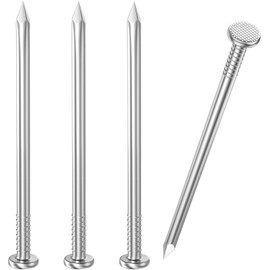 VGBUY 300PCS Stainless Steel Hardware Nails, 1-1/2 Inch Flat Head Nails for Hanging Pictures, Picture Hanging Nails, Small Nails, Wall Nails, Wood Nails, Finishing Nail