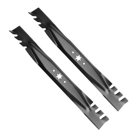 PetMigo 942-04308-X Blade for 42-inch Cutting Decks,for MTD T1100 T1200 Cub Cadet RZT XT1-LT42 XT2-LX42, Troy Bilt TB42 Mustang Z42 490-110-M108 (2 Pack)