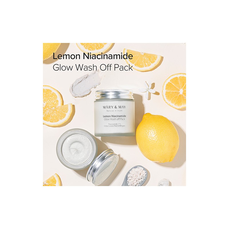 Mary&May [Mary&May]Lemon Niacinamide Glow Wash off Pack 125g