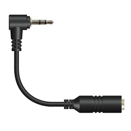 Weatwo 2.5mm Male to 3.5mm Female Adapter, 3.9inch Headphone Audio Cable 90 Degree Right Angle Connector Cord for Headset Earphone to Telephone and Cordless Phones with 2.5mm Headset Jack