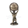Veronese Atlas Holding World Greek Statue, Bronze Finish 8.2H