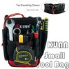 KUNN Small Tool Pouch Utility Tool Belt Pouches,Compact Top Drawstring