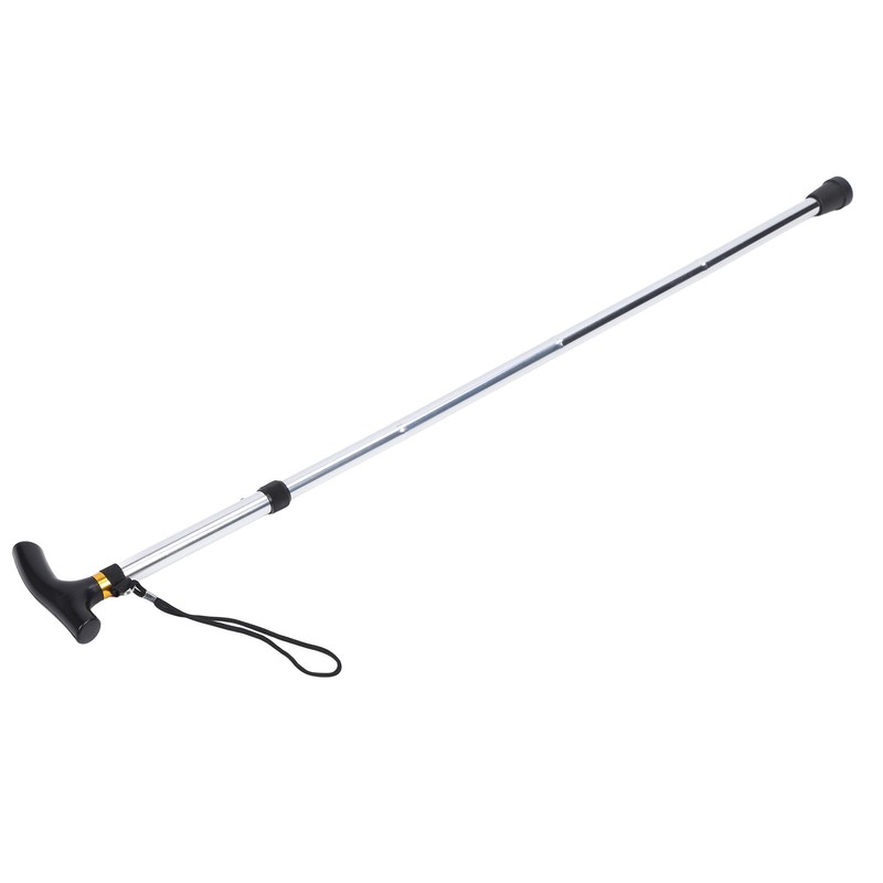 Telescopic Walking Stick Thicken Lightweight Aluminium Alloy Foldable Adjustable Hiking