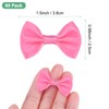 M METERXITY 60-Pack Mini Craft Ribbon Bow 1.5x1 Inch Checkered