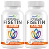 Sharoaid 1500mg Fisetin Supplements - Powerful Absorption with Liposomal Delivery,98%