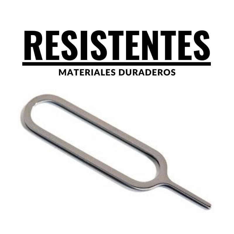 Herramienta Extractora de Tarjetas SIM, Pin Metálico para Teléfonos Móviles,
