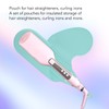 Silicone Heat Resistant Mat Pouch with Hanging Hole Portable Travel