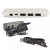Macally 7-Port AC Powered Hi-Speed USB 2.0 Hub (White) Includes
