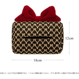 BOIONi Tissue Case, Car Tissue Cover, Car Tissue Box, Plush, Animal, Cute, Cartoon, Fluffy, Hanging, Convenient, Car Storage (Rabbit)