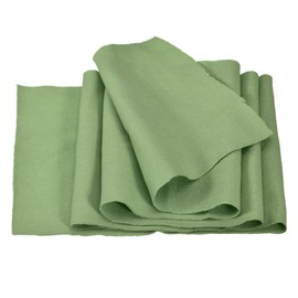 sourcing map 39" Elastic Cuffs Ribbed Trims Cotton Fabric Knit Rib Stretch Tape Cuff Sleeve Waistband for Sewing, 6" Wide Light Green