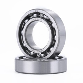 XiKe 2 x 6005 C3 ball bearings, 25 x 47 x 12 mm, open construction and chrome steel, suitable for DIY, car, motorcycle, ATV, transmission, engine, CNC, industry, agriculture and garden tools.