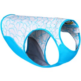 Ruffwear, Swamp Cooler Zip Dog Vest, Evaporative Cooling for Hot Weather, Biolumin Blue, X-Small