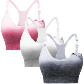 Nursing Sports Bra,Nursing Sports Bra Built in pad,Nursing Sports Bra high,Nursing Friendly Sports Bra high Impact,Nursing Sports Bralette,GRA,Large
