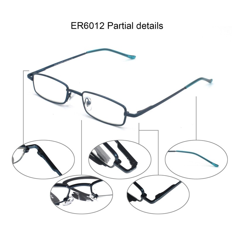 EYE ZOOM 2 Pack Ultra Slim Compact Lightweight Tube Reading