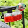 Bike Rack Tail Light with 2 Modes Steady and Flashing,