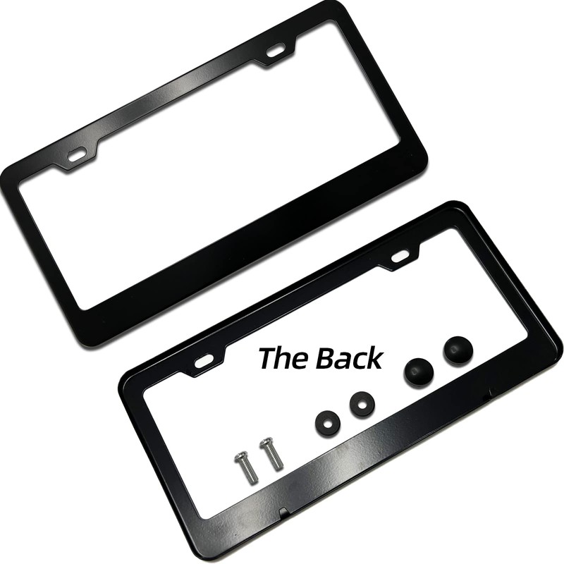 XHuiZio Paw Print Cat Mom License Plate Frame for Cat
