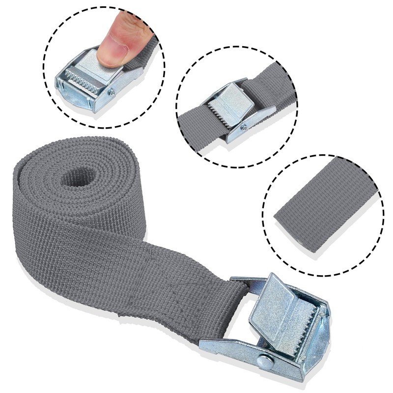 X AUTOHAUX 2pcs 3.3ft Cargo Tie Down Straps Heavy Load