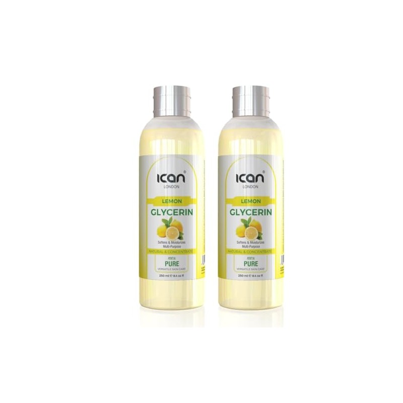 ICAN London Lemon Glycerine for Dry Skin, 250ml, Pack of